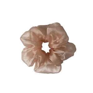 Peach oversized scrunchie - Petite Barrette